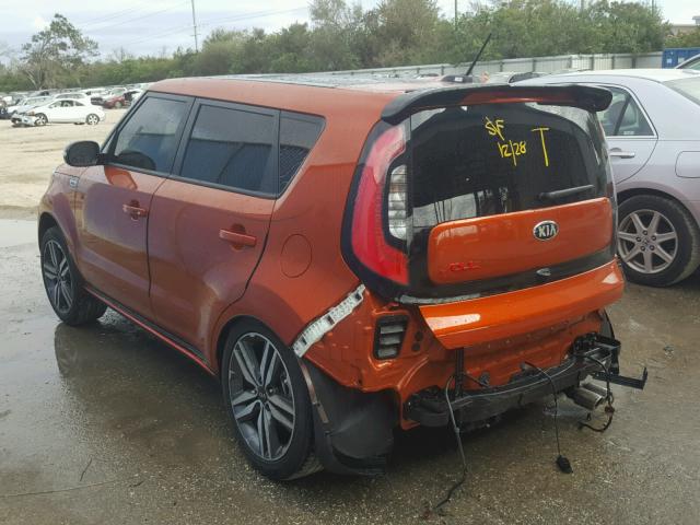 KNDJX3AA2J7519200 - 2018 KIA SOUL ! ORANGE photo 3