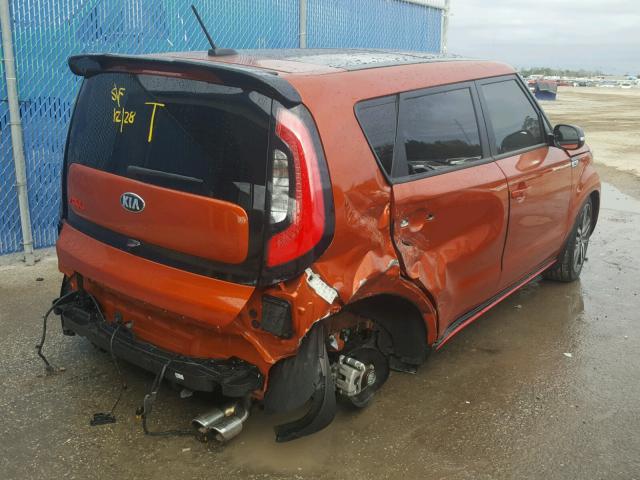 KNDJX3AA2J7519200 - 2018 KIA SOUL ! ORANGE photo 4