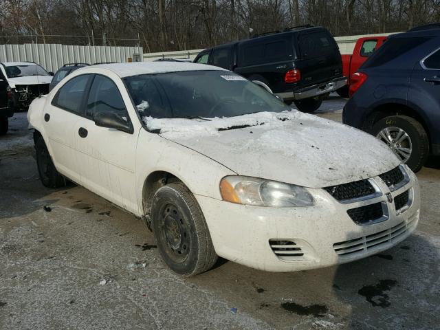 1B3EL36X64N289947 - 2004 DODGE STRATUS SE WHITE photo 1