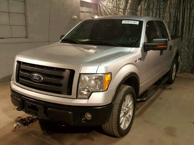 1FTFW1EV0AFB17319 - 2010 FORD F150 SUPER SILVER photo 2