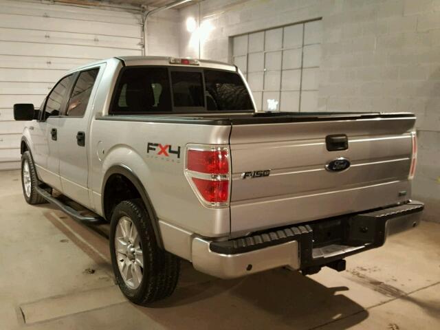 1FTFW1EV0AFB17319 - 2010 FORD F150 SUPER SILVER photo 3