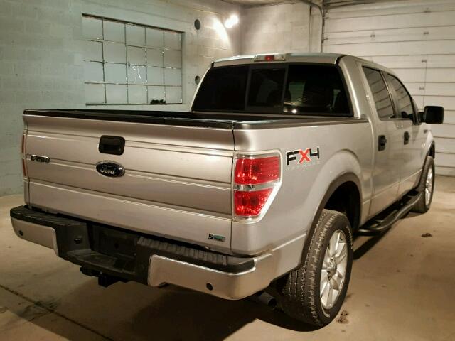 1FTFW1EV0AFB17319 - 2010 FORD F150 SUPER SILVER photo 4