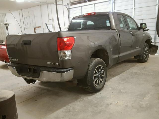 5TFBW54139X090479 - 2009 TOYOTA TUNDRA DOU BROWN photo 4