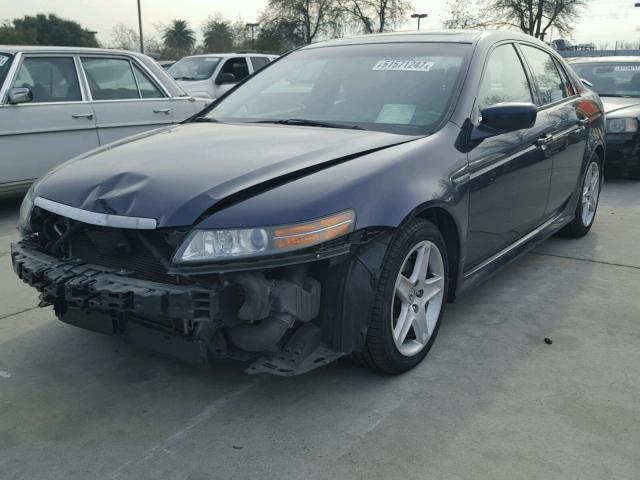 19UUA66276A052644 - 2006 ACURA 3.2TL BLUE photo 2