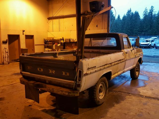 F26YCK81169 - 1971 FORD F250 BLUE photo 4