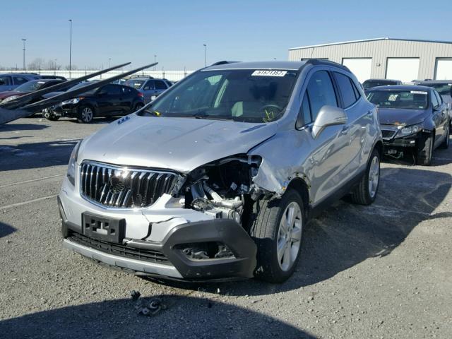KL4CJCSB7FB265063 - 2015 BUICK ENCORE SILVER photo 2