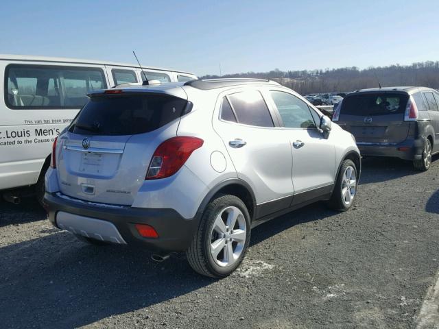 KL4CJCSB7FB265063 - 2015 BUICK ENCORE SILVER photo 4