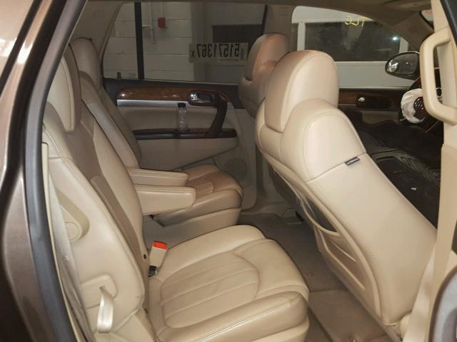 5GAEV23788J186485 - 2008 BUICK ENCLAVE CX BROWN photo 6