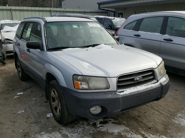 JF1SG63634H764851 - 2004 SUBARU FORESTER 2 SILVER photo 1