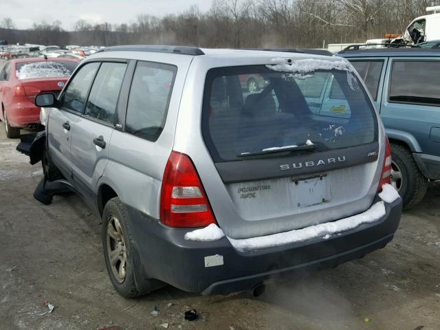 JF1SG63634H764851 - 2004 SUBARU FORESTER 2 SILVER photo 3