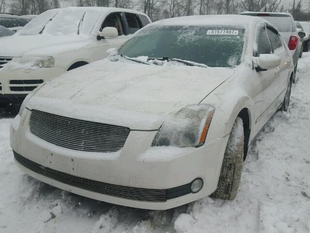 1N4BA41E95C802050 - 2005 NISSAN MAXIMA SE WHITE photo 2