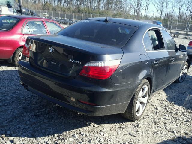 WBANV1C57AC159535 - 2010 BMW 528 XI BLACK photo 4