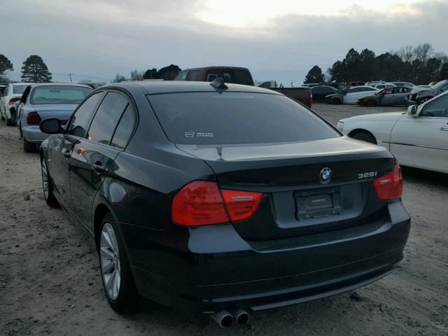 WBAPH7C58BE460291 - 2011 BMW 328 I BLACK photo 3