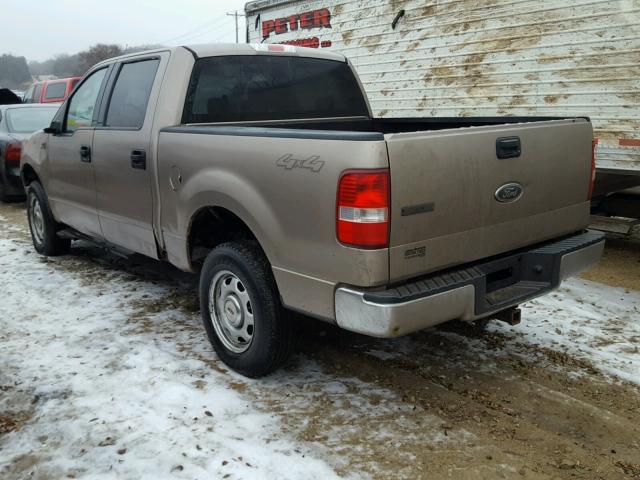 1FTPW14514KC36532 - 2004 FORD F150 SUPER TAN photo 3