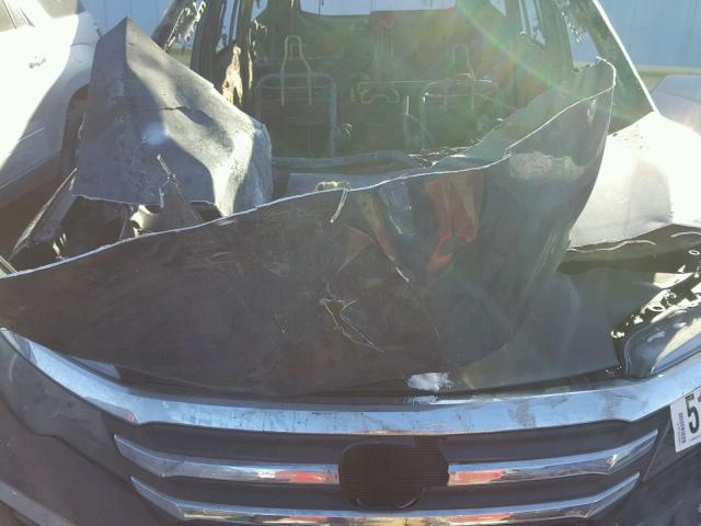 5FNYF6H51HB040427 - 2017 HONDA PILOT EXL BURN photo 7