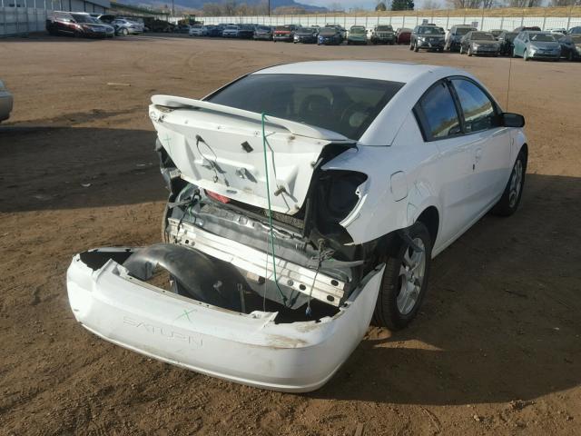 1G8AW14F54Z123523 - 2004 SATURN ION LEVEL WHITE photo 4