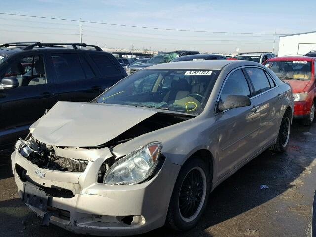 1G1ZG57N494239552 - 2009 CHEVROLET MALIBU LS GOLD photo 2
