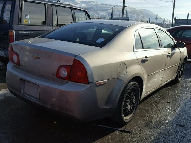 1G1ZG57N494239552 - 2009 CHEVROLET MALIBU LS GOLD photo 4