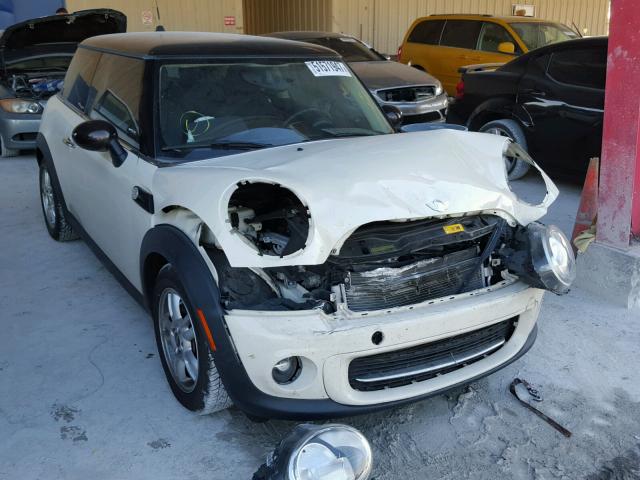 WMWSU3C53DT679527 - 2013 MINI COOPER WHITE photo 1