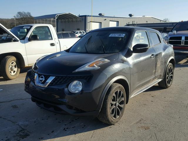 JN8AF5MR1HT705557 - 2017 NISSAN JUKE S BLACK photo 2