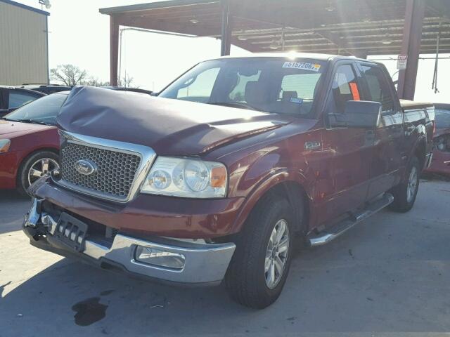 1FTPW12594KB59170 - 2004 FORD F150 SUPER MAROON photo 2