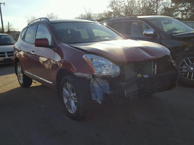 JN8AS5MV6DW640187 - 2013 NISSAN ROGUE S RED photo 1