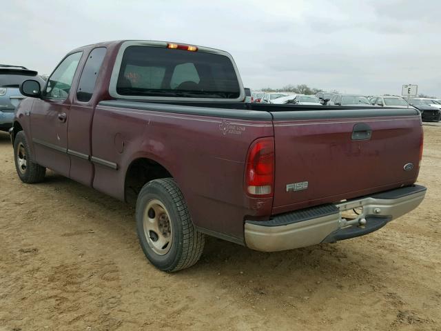 1FTDX1725WKA01121 - 1998 FORD F150 RED photo 3