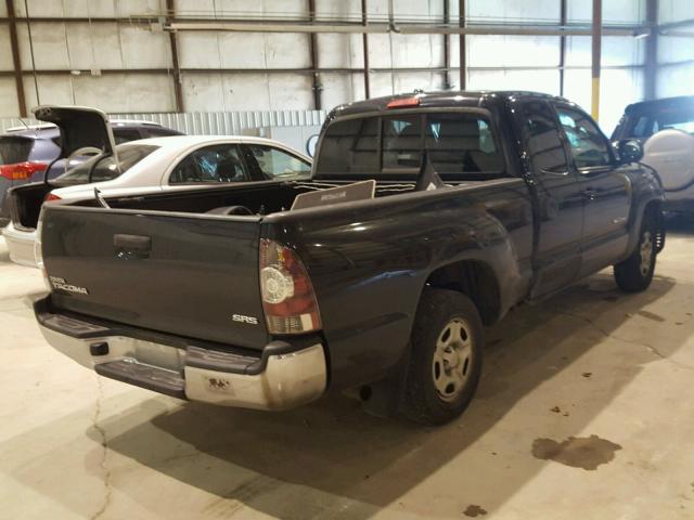 5TETX4CN1AZ701672 - 2010 TOYOTA TACOMA ACC BLACK photo 4