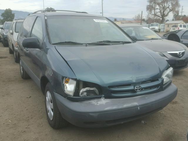 4T3ZF13C5WU075265 - 1998 TOYOTA SIENNA LE GREEN photo 1