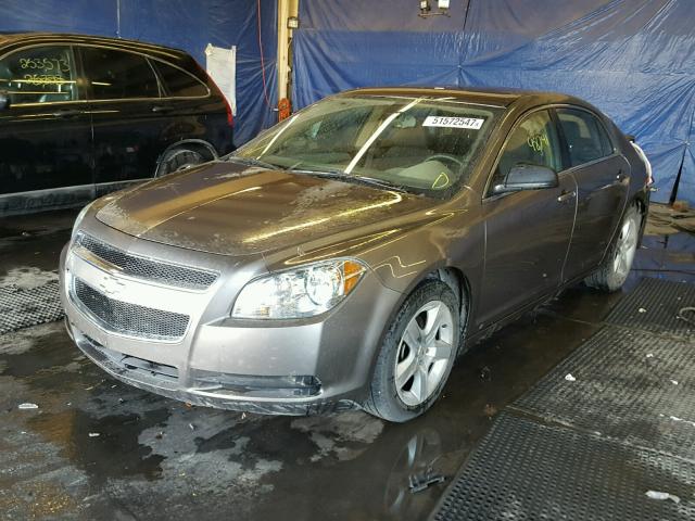 1G1ZB5EB3A4113145 - 2010 CHEVROLET MALIBU LS 棕色 照片 2