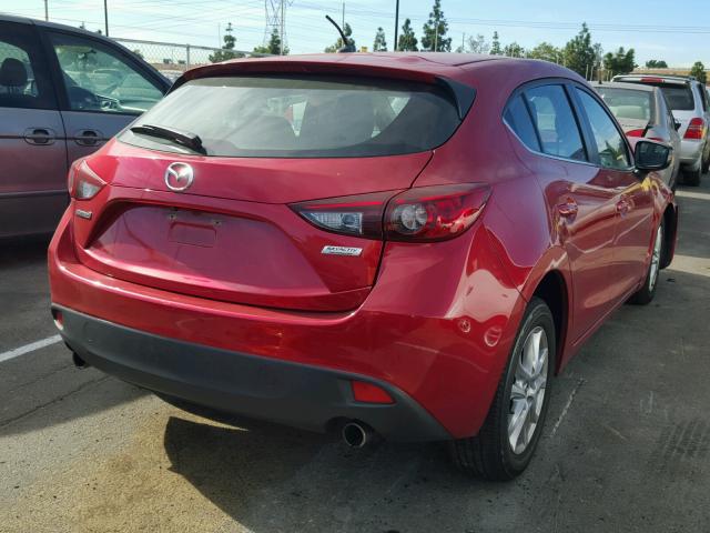 3MZBM1L7XFM146145 - 2015 MAZDA 3 TOURING RED photo 4