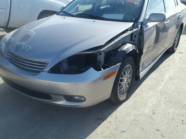 JTHBA30G645038795 - 2004 LEXUS ES 330 SILVER photo 9