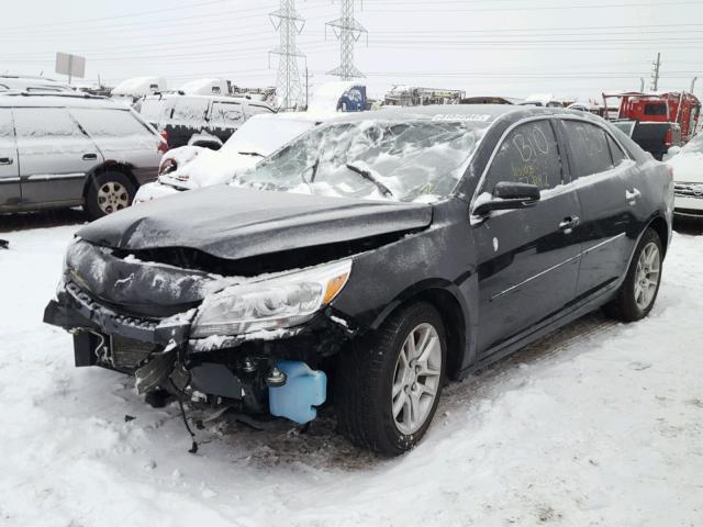 1G11C5SL6EF222281 - 2014 CHEVROLET MALIBU 1LT BLACK photo 2