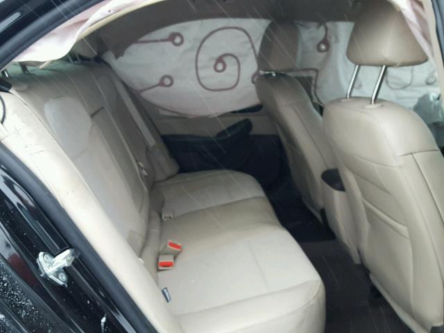 1G11C5SL6EF222281 - 2014 CHEVROLET MALIBU 1LT Սև լուսանկար 6