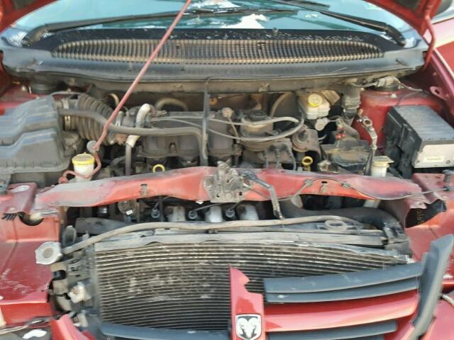 2D4GP44L15R409517 - 2005 DODGE GRAND CARA RED photo 7