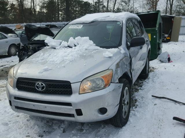 JTMZD33V376030119 - 2007 TOYOTA RAV4 SILVER photo 2