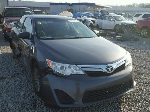 4T1BF1FK7EU446874 - 2014 TOYOTA CAMRY L GRAY photo 1