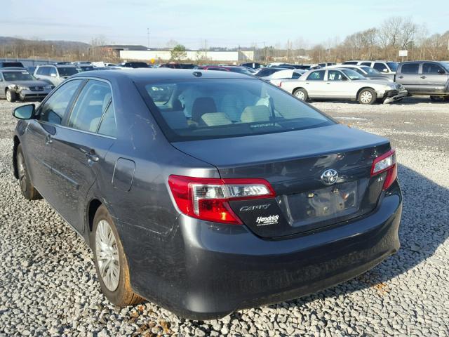 4T1BF1FK7EU446874 - 2014 TOYOTA CAMRY L GRAY photo 3