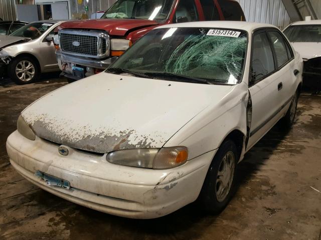 1Y1SK5282WZ441616 - 1998 CHEVROLET GEO PRIZM 白色 照片 2