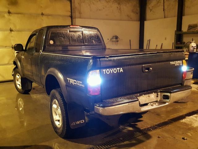 5TEWN72N73Z208765 - 2003 TOYOTA TACOMA XTR GREEN photo 3