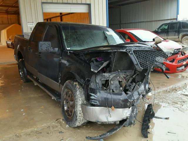 1FTRW12W16FB20750 - 2006 FORD F150 SUPER BLACK photo 1