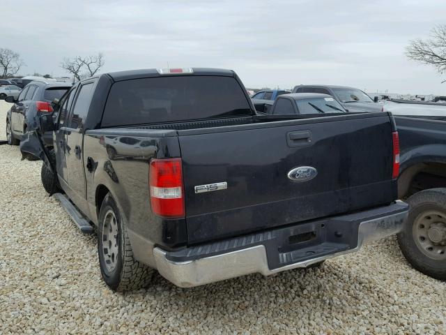 1FTRW12W16FB20750 - 2006 FORD F150 SUPER BLACK photo 3