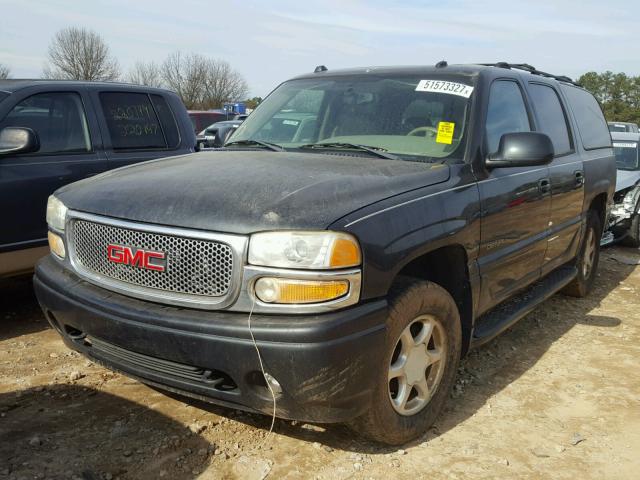 1GKFK66U74J160995 - 2004 GMC YUKON XL D BLACK photo 2