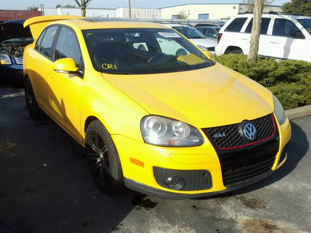 3VWWJ71K37M174682 - 2007 VOLKSWAGEN JETTA GLI YELLOW photo 1