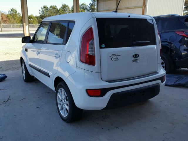 KNDJT2A60C7363419 - 2012 KIA SOUL + WHITE photo 3