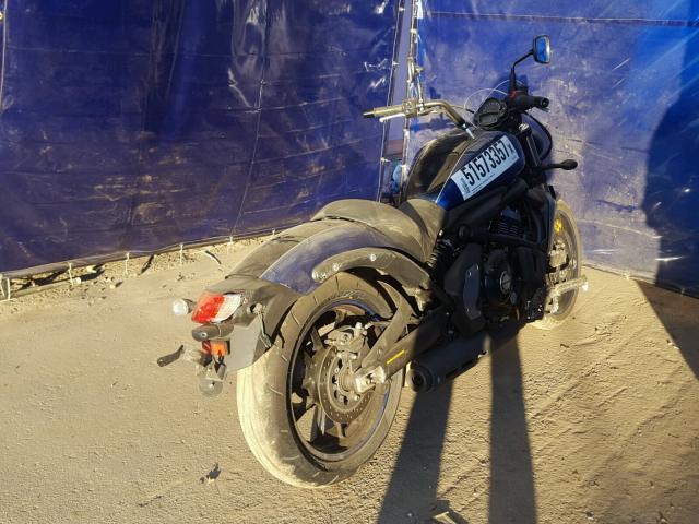 JKAENEB16GDA13359 - 2016 KAWASAKI EN650 B BLUE photo 4