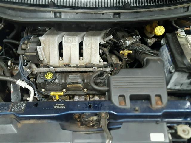 1B4GT54L8YB590887 - 2000 DODGE GRAND CARA BLUE photo 7