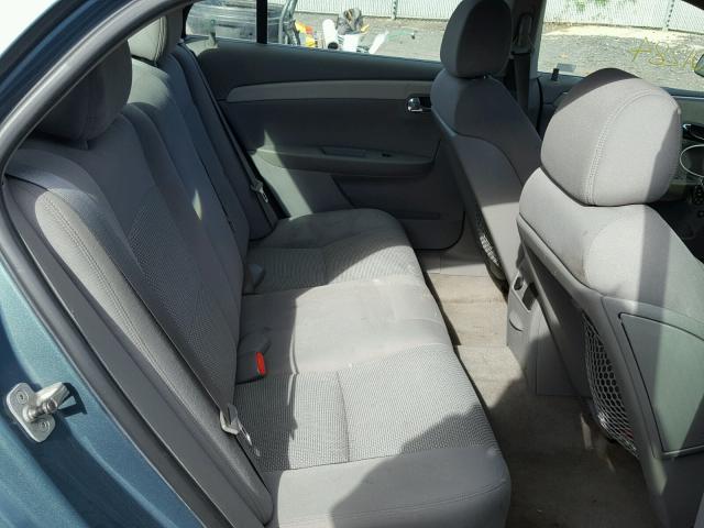 1G1ZH57B69F250771 - 2009 CHEVROLET MALIBU 1LT BLUE photo 6