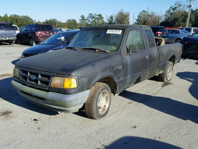 1FTCR14A1PPA63170 - 1993 FORD RANGER SUP BLACK photo 2