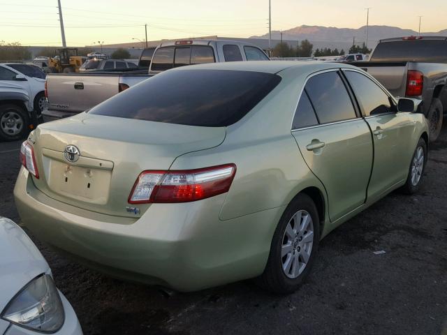 JTNBB46K173039820 - 2007 TOYOTA CAMRY NEW GREEN photo 4